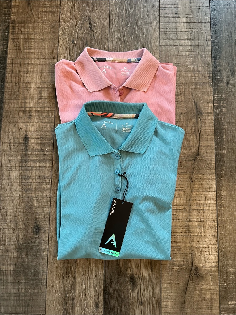 Womes Antigua Golf Polo Medium Lot Of 2 New With Tags